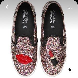 Chiara Ferragni Glitter Slip-on